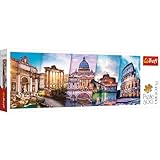 Trefl-Reise Nach Italien 500 Piezas, Panorama, Adultos y niños a Partir de 10 años Puzzle, Color Viaje a Roma