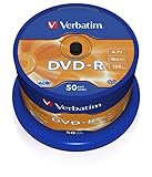 Verbatim VE43548 - DVD-R vírgenes (50 unidades), color plateado