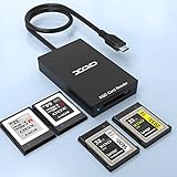 Lector De Tarjetas USB C XQD, [Versión Actualizada] Lector De Tarjetas De Memoria, Compatible con Tarjetas Sony G/M Series USB Mark XQD, Lexar 2933x/1400x USB Mark XQD Cards, para Windows/Mac OS