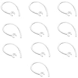 Gazechimp 10 Ganchos de Orejas Recambios para Auriculares Bluetooth Hebillas - Claro 5.6mm