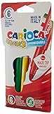 Carioca Bravo Extra-grueso Multicolor 6pieza(s) - Rotulador (Extra-grueso, Multicolor, Punta redonda, 6 mm, Alrededor, Italia)
