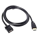 CY - Cable HDMI 1.4 tipo E macho a tipo A macho de audio de vídeo de 1,5 m para coche Hyundai H1