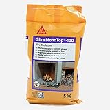 Sika Monotop-100 Fire Resistant, Mortero refractario de fraguado rápido para la construcción y reparación de elementos resistentes al calor hasta 750°C, Gris, 5kg