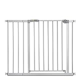 Hauck Barrera de Seguridad de Niños para Puertas y Escaleras Stop N Safe 2 Safety incl. Extension 21 cm, Sin Agujeros, 96 - 101 cm, Metal, Gris