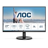 AOC Q27B3MA - Monitor QHD de 27 pulgadas, altavoz (2560 x 1440, 75 Hz, HDMI, DisplayPort) Negro