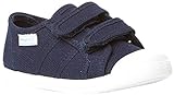 Zapatillas de Lona Para Niños con Puntera Reforzada, Mod.128, Calzado infantil Made In Spain (25, Azul Marino)