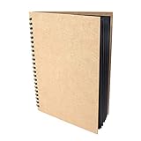 Artway Enviro - Cuaderno de cartulinas Negras - 100% Reciclado - 270 gsm - 30 Hojas - Retrato A4