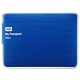 WD My Passport Ultra - Disco portátil ultracompacto de 1 TB, USB 3.0 (con Copia de Seguridad automática y en la Nube) Azul