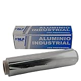 Rollo Papel Plata - Aluminio Industrial 30cm ancho.