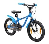 LÖWENRAD Bicicleta Infantil para niños y niñas a Partir de 4-5 años | Bici 16' Pulgadas con Frenos | Azul