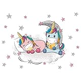 Kibi - Pegatinas de pared de unicornio, diseño de unicornio, diseño de unicornio, pegatinas de pared, dormitorio, niña