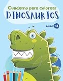 恐龍填色書：4-8 歲男孩和女孩或學齡前和小學的填色書 | 44 恐龍著色頁
