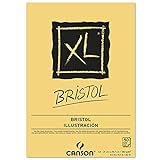 Bloc Dibujo Canson Xl Bristol Din A4 Extraliso Encolado 21x29,7 Cm 50 Hojas 180 Gr