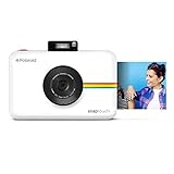 Polaroid Snap Touch 2.0 - Cámara digital portátil instantánea de 13 Mp, Bluetooth, pantalla táctil LCD, tecnología Zink sin tinta y nueva aplicación, copias adhesivas de 5 x 7.6 cm, blanco
