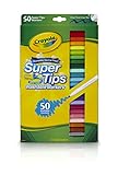 Crayola 50 Supertips e ka hlatsoang