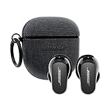 Bose Conjunto de QuietComfort Earbuds II Funda de Tela para Estuche, inalámbricos, Bluetooth con cancelación de Ruido del Mundo y con Sonido Personalizado, Negro Triple