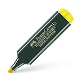 Faber-Castell 154807 - Pack de 10 marcadores fluorescente Texliner 48, color amarillo