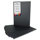 Cartón de encuadernación de 2 mm extremadamente resistente, color DIN A3 negro – 2,0 mm 10 unidades