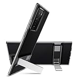 ESR Funda Metal Kickstand para Samsung Note 20 Ultra 5G 2020[Soporte Vertical y Horizontal] [Protección Reforzada contra Caídas] Funda para Samsung Galaxy Note 20 Ultra 5G[Negro Translúcido]