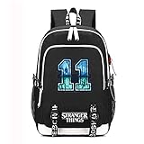 ليپ ٽاپ Backpack شاگردن جو Backpack Stranger Things School Bag Travel Backpack with USB Charging Port