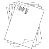 100 hojas de etiquetas autoadhesivas A4, 210 x 297 mm, aptas para láser, inyección de tinta, fotocopiadora
