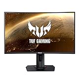 Asus TUF VG27WQ - Monitor Curvo gaming de 27' WQHD (2560x1440, 165 Hz, ELMB SYNC, Adaptive-Sync, Freesync Premium, 1 ms MPRT, DisplayHDR 400) Negro