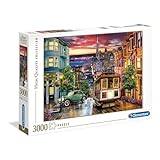 Clementoni - Puzzle 3000 piezas paisaje San Francisco, puzzle adulto (33547)