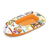Mondo Toys - PAW PATROL Boat INFLATED BASE- Barca hinchable para bebé – Flotante 112 cm Ideal para niño/niña - 16935