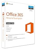 Microsoft - Office 365 Personal 1 PC/Mac + 1 Tableta, 1 año