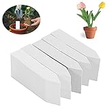 500 Pieces Plant Labels, Gardening Plant Labels, Plant Label Markers, White Seed Labels, Reusable Garden Markers, for Seedlings, Plants, White