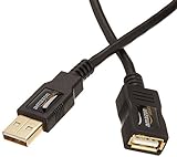 Amazon Basics - Cable USB 2.0 tipo A macho a tipo A hembra (1 m, 2 unidades)