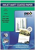 PPD Inkjet sparepakke! - A3 x 100 ark mat papir af fotokvalitet - 170 g/m² Vægt og øjeblikkelig tørring - Til Inkjet-udskrivning - PPD-57-100