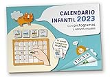 Calendario Infantil con Pictogramas 2023 | Calendario Pared 2023 para Niños | Material Educativo para Uso Individual y Grupal en Aula | Educación Infantil