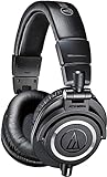 Audio-Technica M50x Auriculares de estudio profesionales para grabación de estudio, creadores, DJ, juegos, podasts y escucha diaria