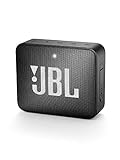 JBL GO 2 - Altavoz inalámbrico portátil con Bluetooth, resistente al agua (IPX7), hasta 5h de reproducción con sonido de alta fidelidad, negro