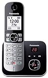 Panasonic KX-TG686 Teléfono Fijo Inalámbrico Digital (Bloqueo Llamadas Automáticas, Contestador Automático, Manos Libres, Modo No Molestar, Distintos Tonos de Llamada, Agenda, Monitor de Bebes) Negro