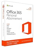 Microsoft Office 365 Personal - Бағдарламалар жинағы (1 пайдаланушы(лар), 1 жыл(лар), көптілді, 3000 МБ, 1024 МБ, 1000 МГц)