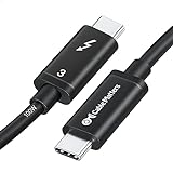 Cable Matters [Intel Certificado] 2 m Cable Thunderbolt 3 de 20 Gbps (Cable Thunderbolt 3 USB C, Cable USB C a USB C) Que admite Carga de 100W en Negro