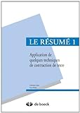 Le resume 1 - application de quelques techniques de contraction de texte techniques de contraction d (Carrefour)