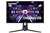 Samsung Odyssey F24G33T - Monitor para gaming de 24' FullHD (1920x1080), 144 Hz, 1 ms, FreeSync Premium, HDMI, DP, Ajustable en altura, giro e inclinación) Negro