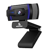 NexiGo N930AF 1080p Webcam con Micrófono Estéreo, Enfoque Automático y Cubierta de Privacidad, USB Cámara Web para Streaming en Vivo, Compatible con Zoom/Skype/Teams, Mac Portátil y Computadora