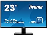 iiyama XU2390HS-B1 Monitor AH-IPS LED 58.4 cm, 23 pulgadas, Full-HD (VGA, DVI, HDMI, Ultra-Slim-Line), Negro Mate