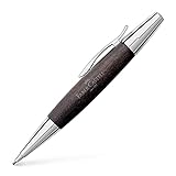 फेबर कॅस्टेल 138383 - ई-मोशन मेकॅनिकल पेन्सिल, नाशपातीच्या लाकडी शरीरासह, 1.4 मिमी लीड, बी ग्रॅज्युएशन, काळ्या लाकडाचा रंग