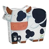 Djeco - DJ07205 - Пазл - Телосложение коровы - Головоломка с силуэтом коровы, игрушка-головоломка от 4 лет
