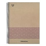 Unipapel | Cuaderno A4 Tapa Dura|Cartón y Papel Kraft 100% Reciclados | 80 Hojas Lisas 90g | Violeta | Uninature Concept | FSC Recycled 100