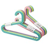 Ikea BAGIS - Juego de 16 perchas para ropa infantil (colores pastel, colores pastel)