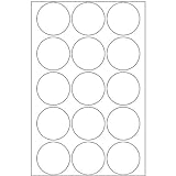 Herma 2277 - Etiquetas de cierre, diámetro 32 mm, redondo, 240 unidades, color transparente