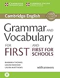 Grammar and Vocabulary for First and First for Schools. Book with Answers and Audio.