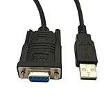 DSD TECH SH-RS232G USB a serie DB9 Cable hembra Chip FTDI FT232RL incorporado
