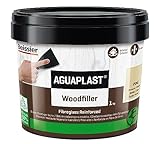 Aguaplast Woodfiller 1 kg Massilla de fibrat llesta per utilitzar per omplir forats i esquerdes en fusta en una sola mà sense contracció. Color roure